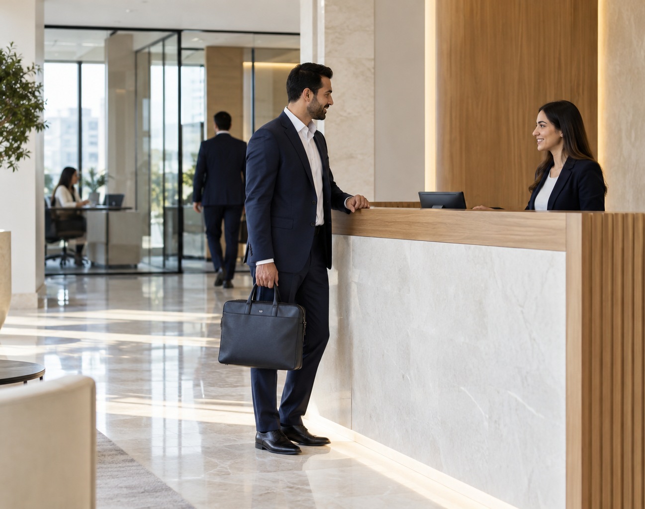 Accueil des bureaux de domiciliation Ideal Consulting à Casablanca